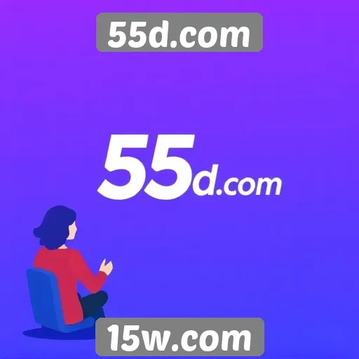 Experiência do usuário no site 55d.com